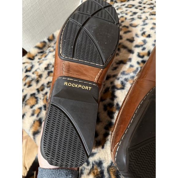 Rockport Shoes Mens 11.5 Brown Leather Penny Loafer Dress Slip On K57436 - Picture 9 of 9